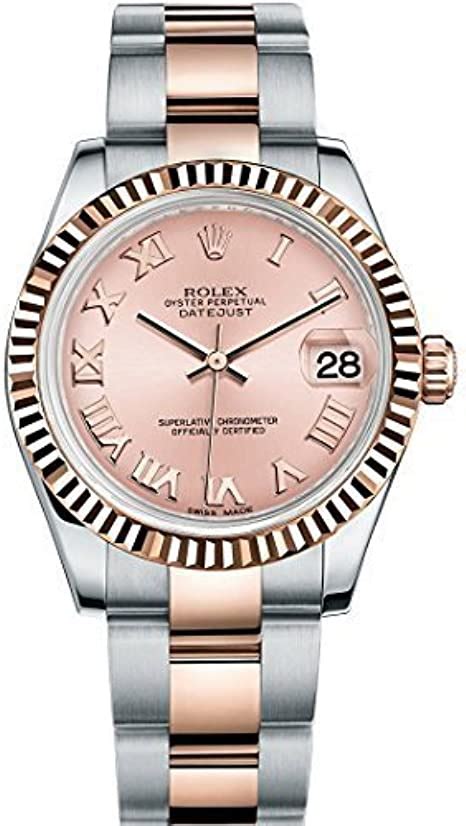 rolex mit pinkem zifferblatt|rolex datejust 31 gold.